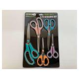 New Grip Heavy Duty 5-Piece Scissors Set