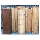 Various Lumber Planks and Trim Pieces