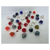 Collection of NFL Mini Football Helmets
