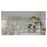 Drinking Glasses, Salt Shakers, and Condiment Dispensers