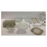 Vintage Glass Serving Dishes