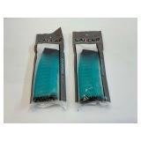 Two Lancer L5AWM30 Translucent Robins Egg Blue 5.56mm Magazines