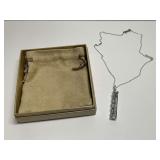 Bella Luce Sterling Silver Pendant with Chain