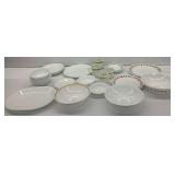 Corelle and Pyrex Glass Dinnerware Group - Assorted Pieces