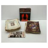 Vintage Sheet Music and "Country Music" Hardcover Book