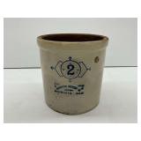 Vintage Monmouth Pottery Co. 2 Gallon Crock... a few chips