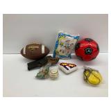 Sports Balls, McDonalds Toy Story 2, and Novelty Toys