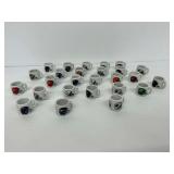 (26) Miniature NFL Team Mugs... one chipped