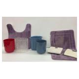 Bathroom Accessories: Rugs, Scales, and Wastebaskets