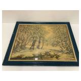 Winter Landscape Signed C. Westchiloff... Framed