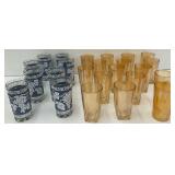Group of Vintage Drinking Glasses