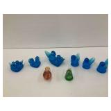 Vintage Glass Bird Figurines