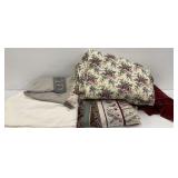 Eight Textiles Including Victoria