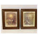 Pair of Andres Orpinas Framed Prints