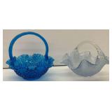 Two Glass Baskets