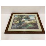 Framed Lee K. Parkinson Print - Horse and Buggy