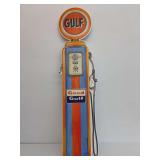 Gulf Gas Pump Metal Advertising Sign