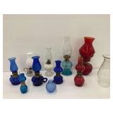 Group of Miniature Oil Lamps
