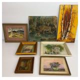 Various Framed and Unframed Artwork