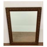 Framed Wall Mirror with Shell Motifs