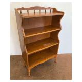 Wooden Bookshelf with Spindle Detail...see photos for condition