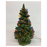Ceramic Christmas Tree with Multi-Colored Lights