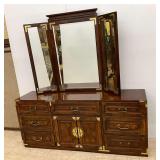 MCM Bernhardt Chin Hua Chest of Drawers with Mirror...see description & photos