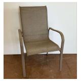 Outdoor Sling Patio Chair with Aluminum Frame