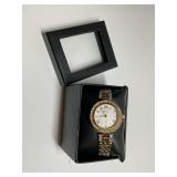 Geneva Bracelet Wrist Watch with Rhinestones
