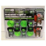 New 6-Piece Grip Deluxe Ratchet Tie Down Set