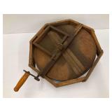 Primitive Wooden Butter Churn Part with Handle