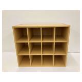 Wooden 12-Slot Cubby Storage Unit