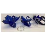 Swan Art Glass Pieces