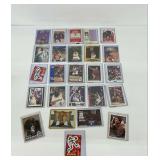 25 Basketball Trading Cards Featuring Various Players