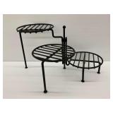 Three-Tiered Metal Plant Stand