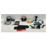 Electronics and Accessory Bundle: Headphones, CD Player, Scale, Car Mount & More