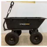 Gorilla Carts Heavy-Duty Poly Yard Cart