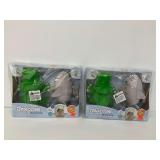Two New SoapSox Bath Scrub 2-in-1 Plush Shark & Gater Wash Cloths