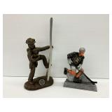 Eddie Ferro "The Ironmen" Firefighter Statue & Hockey Player Figurine