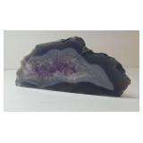 Amethyst Geode Slice Display Piece