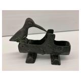 Bird on Log Vintage Metal Toothpick Holder by Rockford Machine Co.