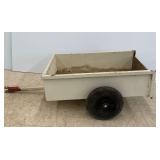 Utility Cart with Tow Bar and Wheels