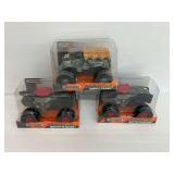 Three New Matchbox on a Mission Monster Trucks