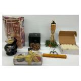 Candles, Oil Lamps, and Vintage Walker Products Pant Hanger