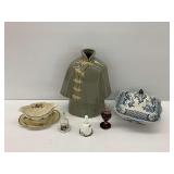 Bells, Covered Bowl, Vase, and Gravy Boat