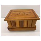 Inlaid Wooden Puzzle Box
