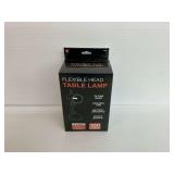 New Flexible Head Table Lamp - Tilting, Hanging, Battery Operated 350 Lumen