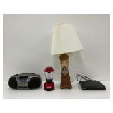 Electronics and Home Items: RCA Portable CD Player, Sony DVD Player, Novelty Lamp and Coleman Lantern