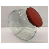 Glass Candy Store Jar with Metal Lid