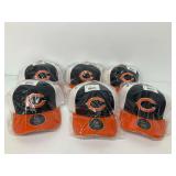 Six New Chicago Bears Youth Team Headwear Baseball Caps